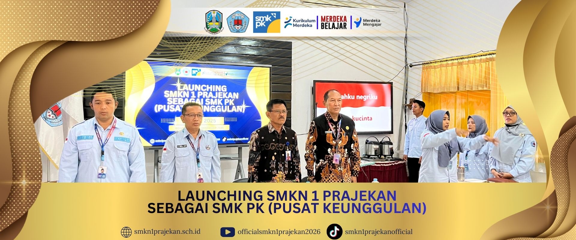Launching SMKN 1 Prajekan Sebagai SMK PK Tahun 2025
